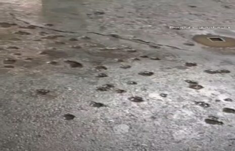 حجم تخریب شدید بمب منفجر