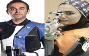 مدال برنز تیم میکس تفنگ
