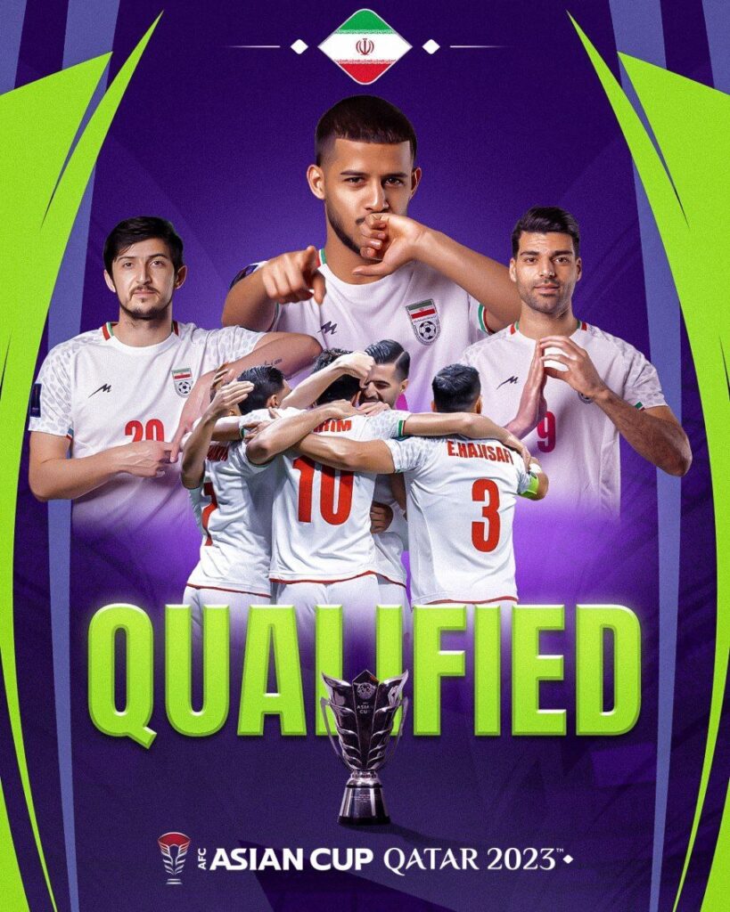 پوستر AFC بعد از صعود ایران