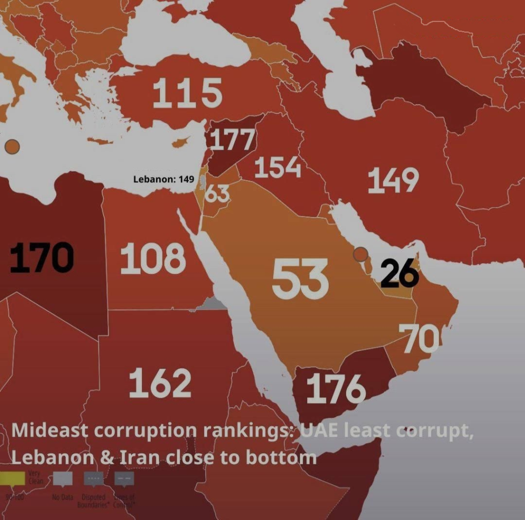 ایران در جایگاه ۱۴۹ شاخص فساد ایران شاخص فساد