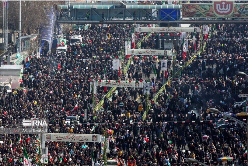 تظاهرات بزرگ چهل و پنجمین سالگرد پیروزی انقلاب اسلامی ایران