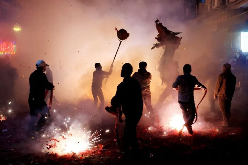 دیدنی های امروز؛ خطر قحطی در غزه رقص اژدها در سومین روز جشن های سال نو چینی