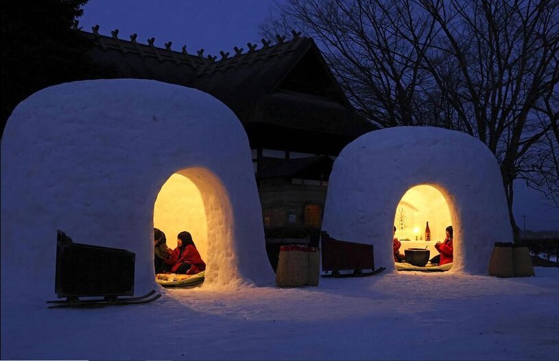 دیدنی های امروز؛ از روز ولنتاین تا جشنواره بهاره اقامت گردشگران در گنبدهای برفی در آستانه افتتاحیه جشنواره سالانه برف