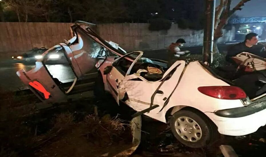 تصادف مرگبار دو سواری