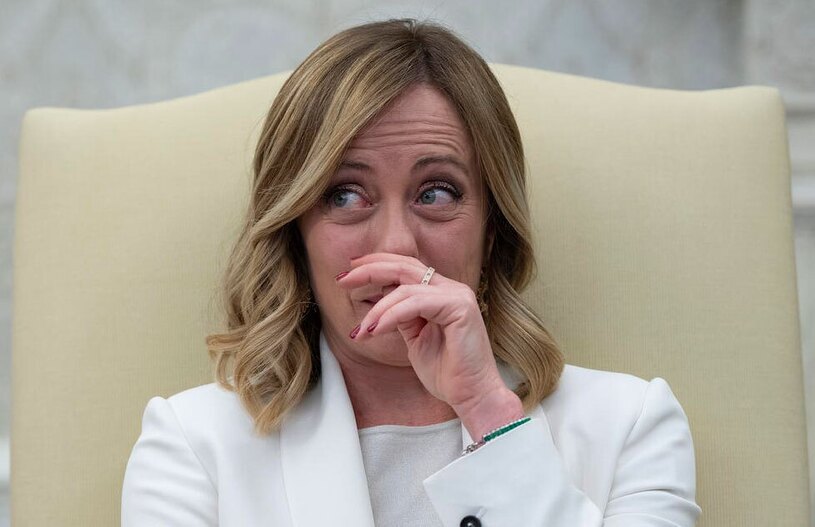 خنده "جورجیا ملونی" نخست وزیر ایتالیا 