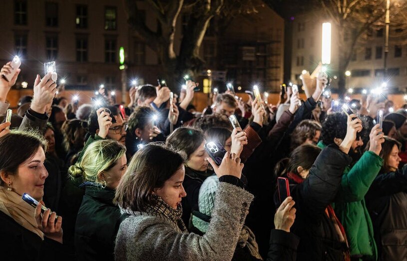 مراسم تشییع نمادین "الکسی ناوالنی" 