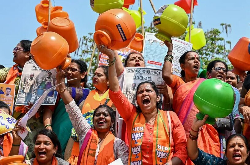 فعالان و اعضای حزب "بهاراتیا جاناتا" هند