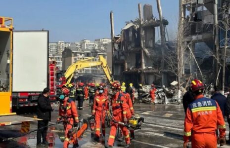 انفجار یک رستوران در چین