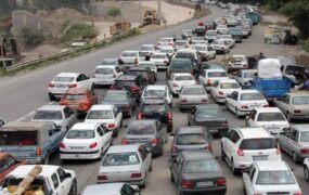 ترافیک سنگین چالوس و هراز