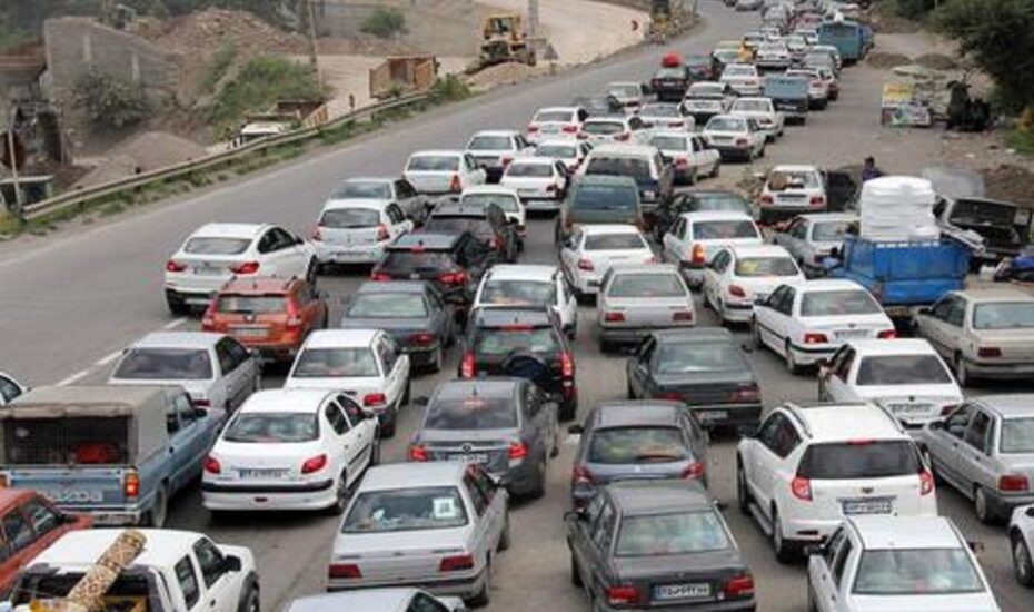 ترافیک سنگین چالوس و هراز