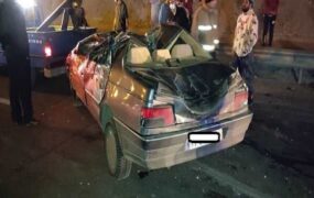 تصادف شدید بزرگراه شهید آوینی