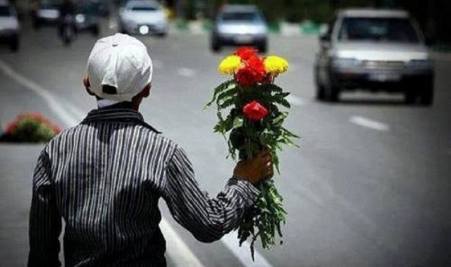 گل فروش خیابانی قتل