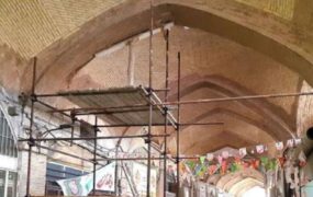 ریزش سقف بازارچه تاریخی حسن‌آباد