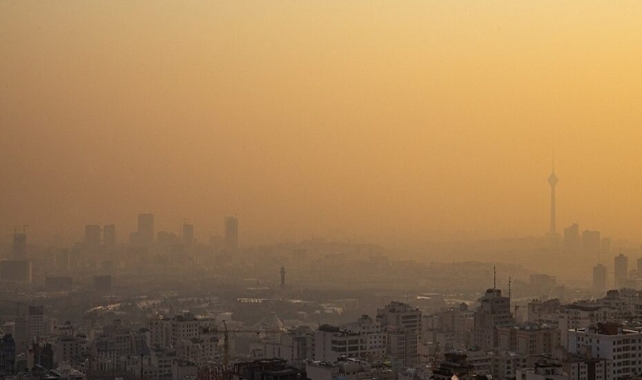 آلودگی هوای تهران وضعیت قرمز