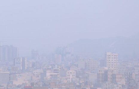 هوای پایتخت ناسالم