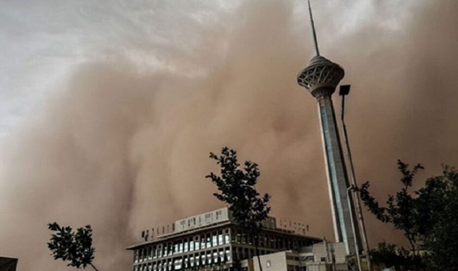 وزش باد شدید تهران