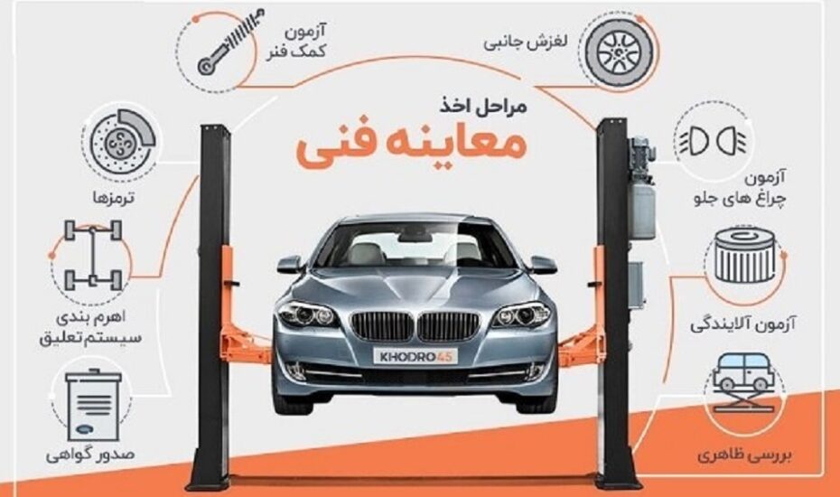 معاینه فنی خودروهای معیوب