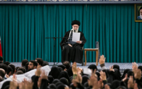 دیدار دانشجویان با رهبر انقلاب