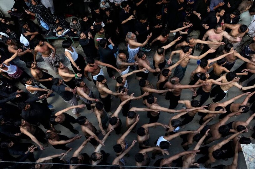 مراسم عزاداری شیعیان پاکستان در شهر لاهور