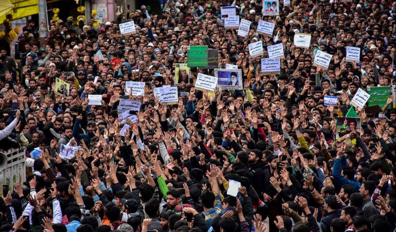 دیدنی های امروز؛ مراسم روز جهانی قدس از کشمیر تا لندن راهپیمایی بزرگ روز جهانی قدس در کشمیر هند