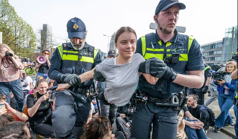 دستگیری "گرتا تونبرگ" فعال محیط زیستی سوئدی