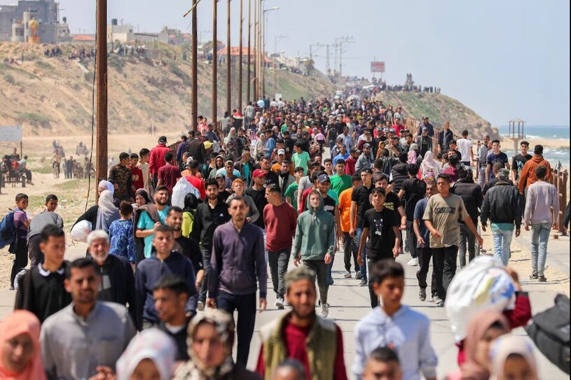 بازگشت آوارگان جنگ به خانه های ویران شده