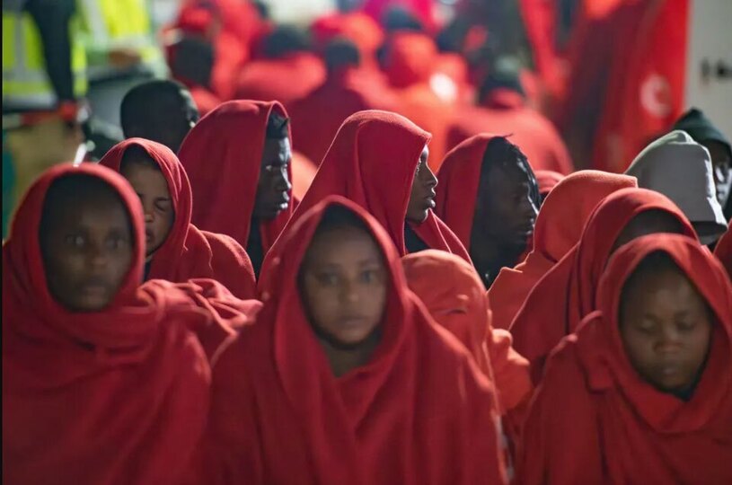 نجات 72 پناهجوی آفریقایی از سوی گارد ساحلی اسپانیا