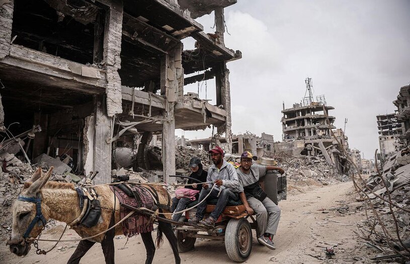 دیدنی های امروز؛ توفان اعتراضات دانشجویی حامیان فلسطین از آمریکا تا اروپا شهر خان یونس در جنوب نوار غزه