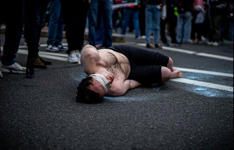 دستگیری معترضان حامی فلسطین