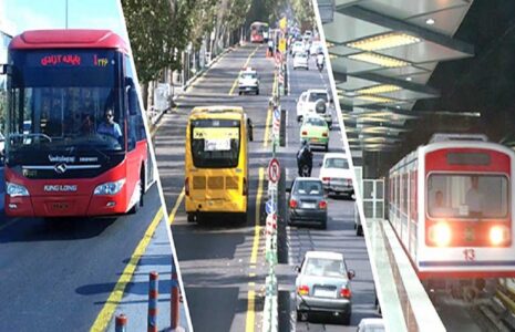 نرخ جدید کرایه‌های حمل و نقل عمومی