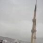سقوط مناره‌های مسجد ترکیه