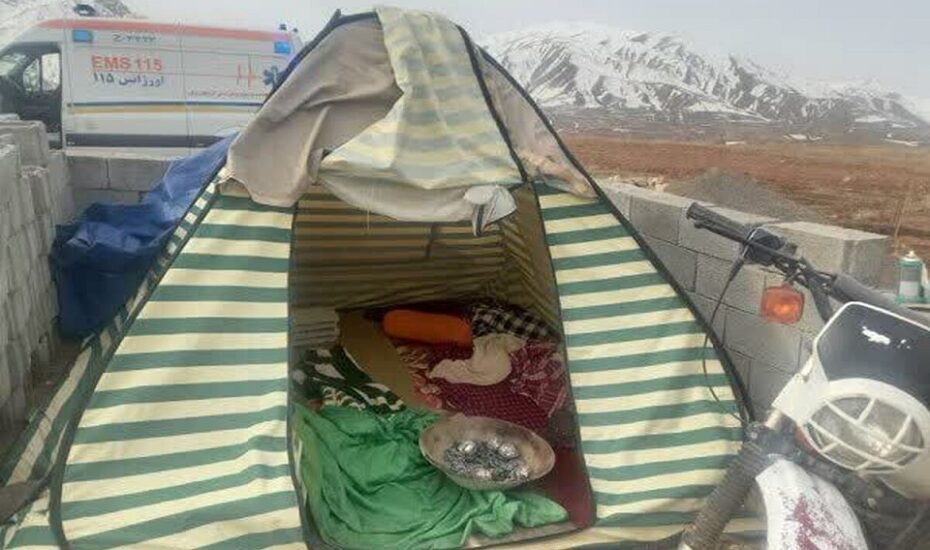 مرگ تلخ چادر مسافرتی