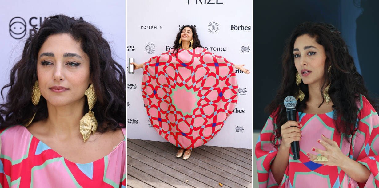 لباس عجیب و غریب گلشیفته فراهانی در جشنواره کن