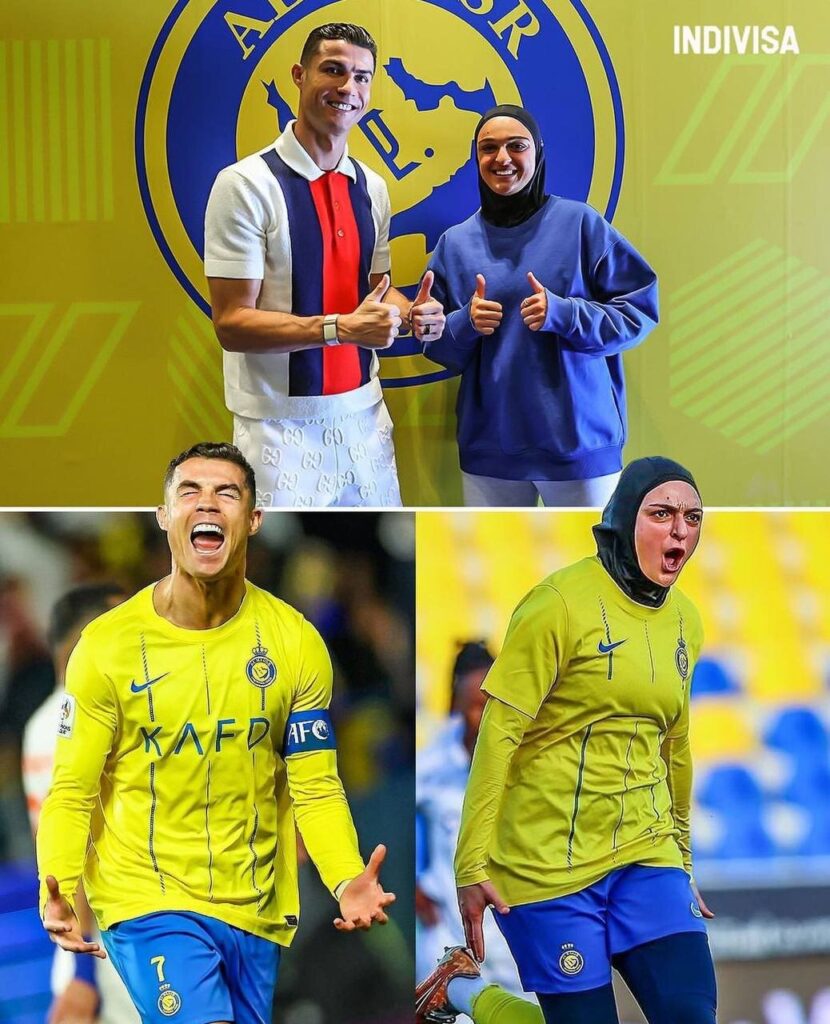 رونالدو ستاره تیم زنان النصر