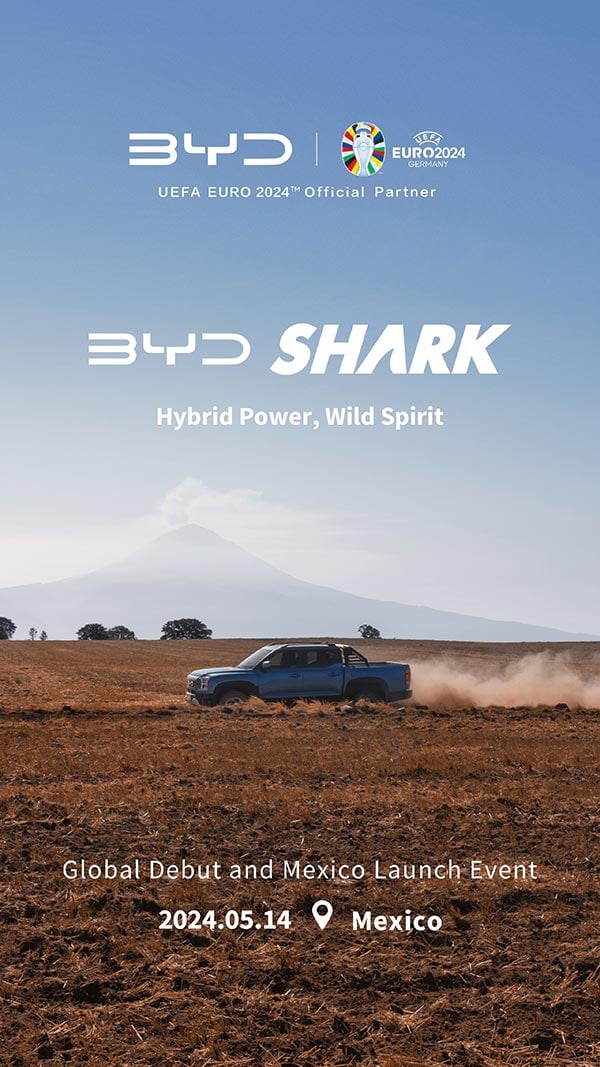 پیکاپ بی وای دی Shark در صحنه جهانی حضور پیدا می کند