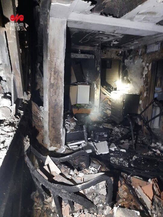 انفجار یک واحد مسکونی 