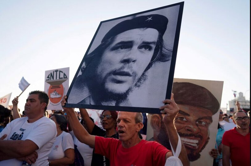 دیدنی های امروز؛ از روز جهانی آزادی مطبوعات تا سفرهای تبلیغاتی ترامپ مراسم روز جهانی کارگر در شهر هاوانا کوبا