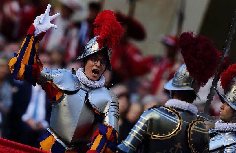 مراسم ادای سوگند نیروهای جدید گارد تشریفات 