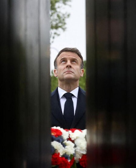 امانوئل ماکرون رئیس جمهوری فرانسه