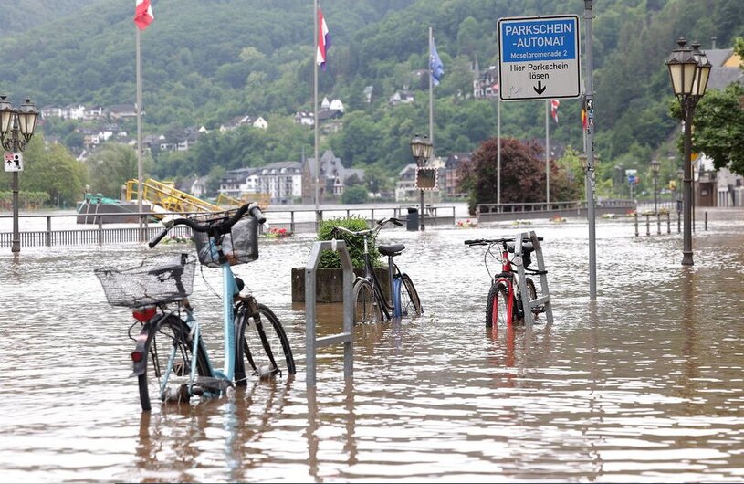 سیل در شهر "زِل" آلمان