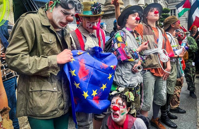 تظاهرات ضداسرائیلی در شهر تورین