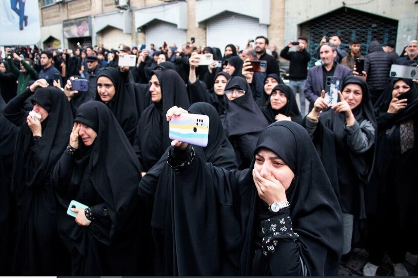 مراسم تشییع "شهدای خدمت"
