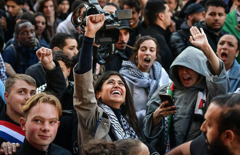 تظاهرات در همبستگی با مردم رفح