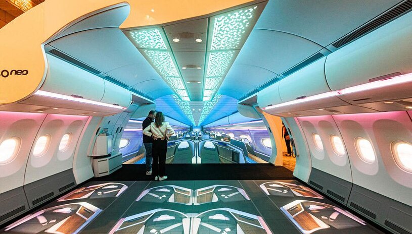 نمایشگاه تجاری طراحی داخلی هواپیما