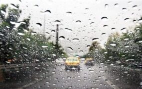 بارش باران در ارتفاعات البرز