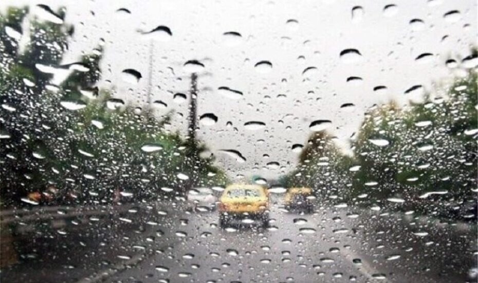 بارش باران در ارتفاعات البرز