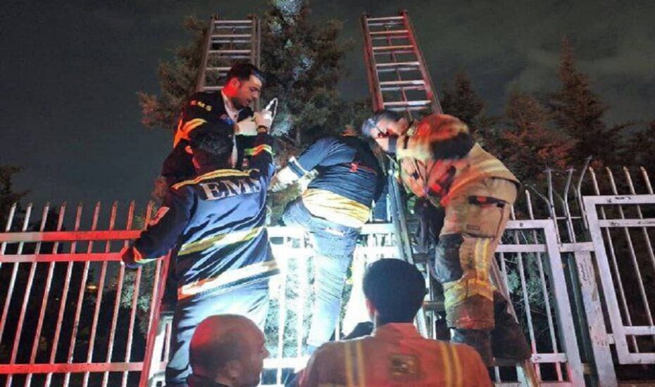 حادثه مرد میانسال میدان آزادی