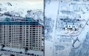 شهری عجیب با شهروندانی در یک ساختمان