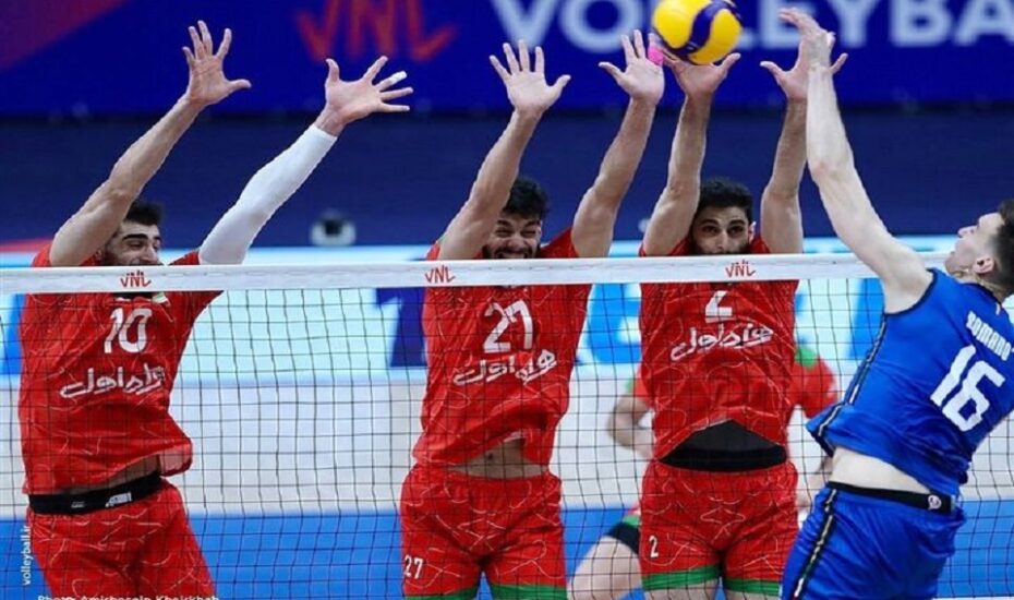 والیبال ایران برابر ایتالیا
