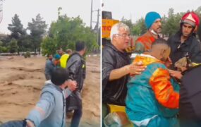 نجات پاکبان مشهد سیلاب پل ناصری